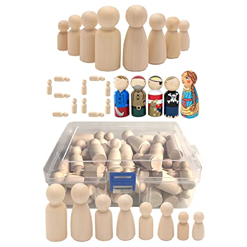 50 Stück Holzfiguren Zum Bemalen, Holzfiguren Puppen, Humanoide Marionette Kinderspielzeug Männlich und Weiblich Puppe Spielzeug Basteln Kunsthandwerk, Familie DIY Basteln Hochzeitsfeier Dekor 50 Stück Holzfiguren Zum Bemalen, Holzfiguren Puppen, Humanoide Marionette Kinderspielzeug Männlich und Weiblich Puppe Spielzeug Basteln Kunsthandwerk, Familie DIY Basteln Hochzeitsfeier Dekor von Miyobing