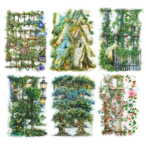 MiyouLuna 60 Stück Botanische Weinblüten PET-Aufkleber, Aufkleber-Organizer, für Scrapbooking, Bastelarbeiten, Tagebuchbedarf & Junk Journal Ephemera, Purpur MiyouLuna 60 Stück Botanische Weinblüten PET-Aufkleber, Aufkleber-Organizer, für Scrapbooking, Bastelarbeiten, Tagebuchbedarf & Junk Journal Ephemera, Purpur von MiyouLuna