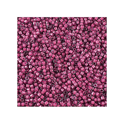 5 g Miyuki Delica 11/0, leuchtender Jazzberry 1,6 mm (Luminous Jazzberry) von Miyuki Art Flower