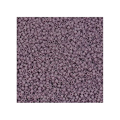 5 g Miyuki Delica 11/0, matt undurchsichtig lila 1,6 mm (Matte Opaque Lilac) von Miyuki Art Flower
