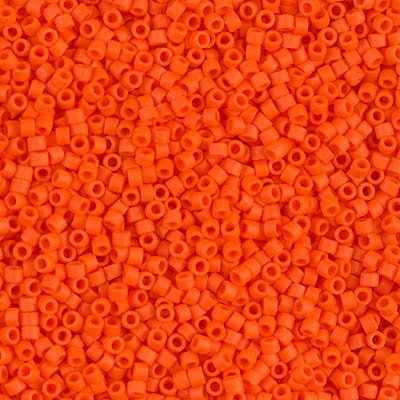 Miyuki Delica DB0752 Rocailles-Perlen, 11/0, matt, Orange, 5 g von Miyuki Delica
