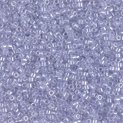 Miyuki Delica DB1476 Glasperlen, Zylinderform, helles Amethyst, glänzend, Größe 11/0, 5 g Miyuki Delica DB1476 Glasperlen, Zylinderform, helles Amethyst, glänzend, Größe 11/0, 5 g von Miyuki Delica