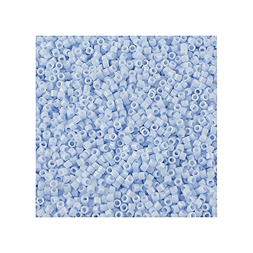 5 g Miyuki Delica 11/0 Opaque Lt.sky Blue 1,6 mm (Opaque Lt.Sky Blue) von Miyuki Art Flower