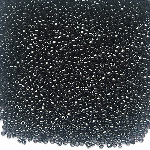 Miyuki Black Opaque Glass Seed Beads 8.2 g 15/0 9401 Miyuki Black Opaque Glass Seed Beads 8.2 g 15/0 9401 von Miyuki
