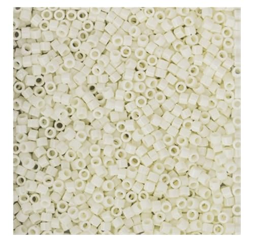 Miyuki Delica DB2401 Rocailles-Perlen, 11/0, matt, deckend, Buttercreme, 7,2 g Miyuki Delica DB2401 Rocailles-Perlen, 11/0, matt, deckend, Buttercreme, 7,2 g von Miyuki