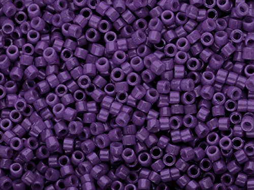 Miyuki Delica Seed Beads 11/0 DYED OPAQUE PURPLE DB661 7.2 Gm by Miyuki von Miyuki