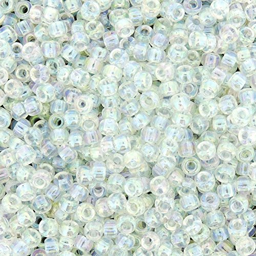 Miyuki Round Seed Bead Size 8/0 22g Crystal AB by Miyuki Miyuki Round Seed Bead Size 8/0 22g Crystal AB by Miyuki von Miyuki