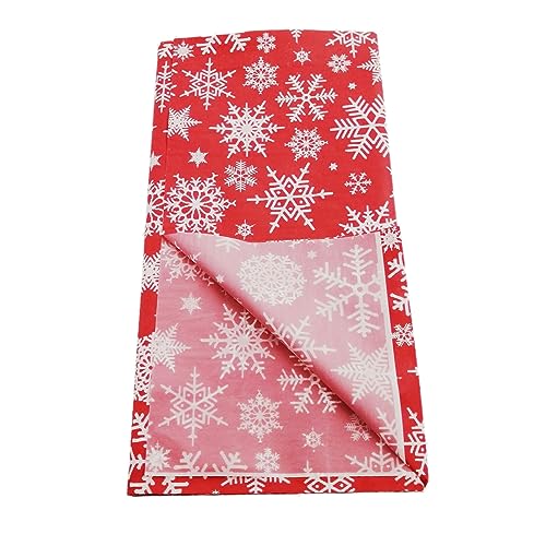 Tischdecke mit Schneeflockenmuster, Esstischabdeckung, Einweg-Tischdecke für Weihnachten, Party, für Urlaub, Geburtstag, Party, wasserdicht, einzigartig, leicht, Partyzubehör Tischdecke mit Schneeflockenmuster, Esstischabdeckung, Einweg-Tischdecke für Weihnachten, Party, für Urlaub, Geburtstag, Party, wasserdicht, einzigartig, leicht, Partyzubehör von Mjaie