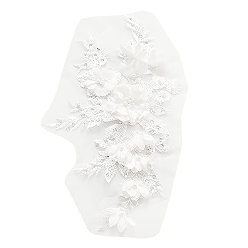 Mkcavne Perlen Heisse Bohr Spitze Braut Perlen Blumen Stickerei Patches Fuer Kleidung Hochzeit DIY Kleid Auf Naehen Dekoration Mkcavne Perlen Heisse Bohr Spitze Braut Perlen Blumen Stickerei Patches Fuer Kleidung Hochzeit DIY Kleid Auf Naehen Dekoration von Mkcavne