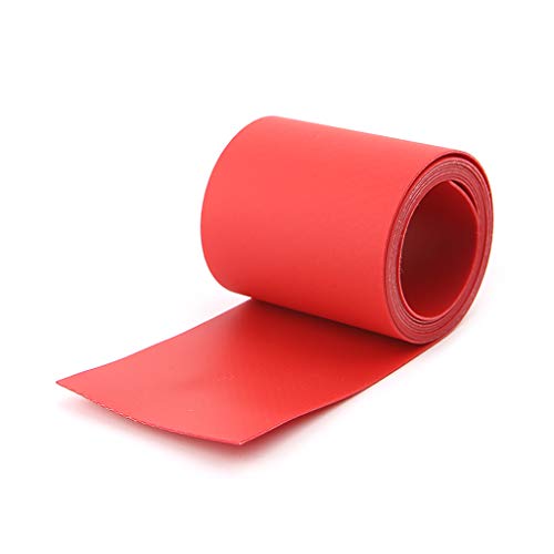 Mking Prerry PVC-Flicken für Schlauchboote, spezielles Reparatur-Flicken-Werkzeug, Kajak-Loch, gebrochen, wasserdichte Reparaturflicken für Kanu-Boote, 5 x 100 cm, Orange von Mking Prerry