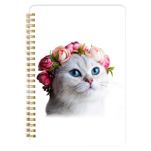 Notizbuch A5 Ringbuch,Spiralbindung Notizblock-160 Seiten,100 g/m²Tintenfestes Papier,Hardcover Collegeblock Notizblock mit Taschen,Elastisch für Tagebuch für Erwachsene&Bullet Journal(Kaliko-Katze) Notizbuch A5 Ringbuch,Spiralbindung Notizblock-160 Seiten,100 g/m²Tintenfestes Papier,Hardcover Collegeblock Notizblock mit Taschen,Elastisch für Tagebuch für Erwachsene&Bullet Journal(Kaliko-Katze) von Mlife