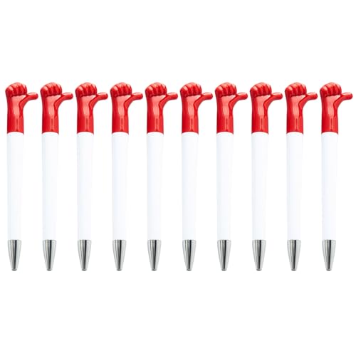 10 Stück Kugelschreiber 1,0 mm mit Daumen nach oben, Kugelschreiber für glattes Schreiben, Schul- und Bürobedarf für Mitarbeiter 10 Stück Kugelschreiber 1,0 mm mit Daumen nach oben, Kugelschreiber für glattes Schreiben, Schul- und Bürobedarf für Mitarbeiter von Mllepjdh