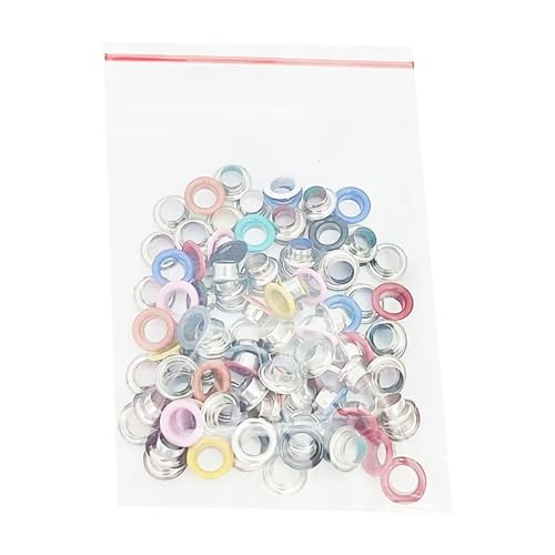 100 x Metallösen, gemischte Farben, Luftauge, 5 mm Innendurchmesser, einfach zu installieren, für Künstler und Enthusiasten, 100 Stück, runde Ösen, Metallösen, 5 mm Innendurchmesser, für Scrapbooking 100 x Metallösen, gemischte Farben, Luftauge, 5 mm Innendurchmesser, einfach zu installieren, für Künstler und Enthusiasten, 100 Stück, runde Ösen, Metallösen, 5 mm Innendurchmesser, für Scrapbooking von Mllepjdh