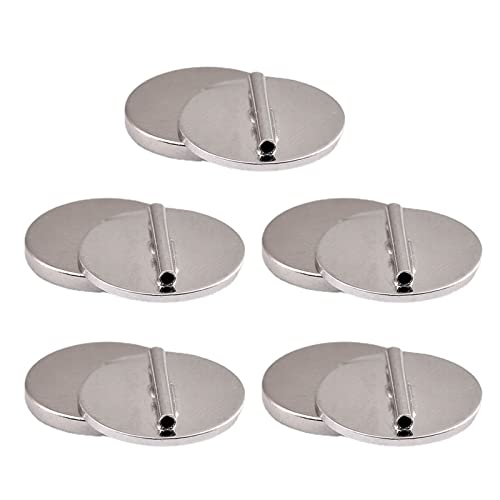 5 Stück Mehrzweck-Brosche, Konverter, Namensschild, Magnetverschluss, Metallverschluss, Anstecknadel, Konverter von Mllepjdh
