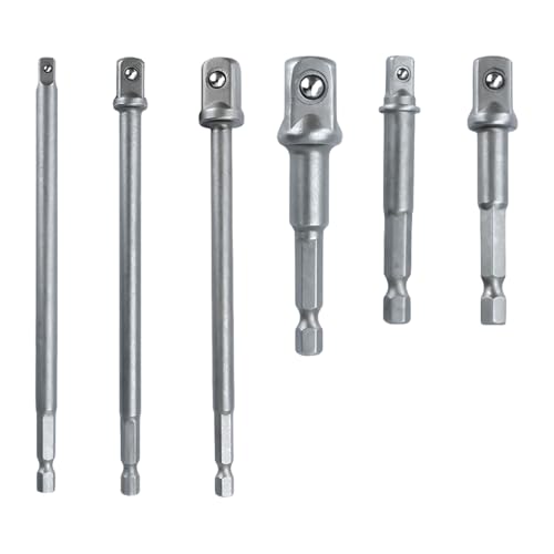 6pcs Drill Socket Adapter Kits Drill Extension Bit Socket Adapter Kits 1/4 3/8 1/2inch Square Head Hexagon Shank Drill Tool 6pcs Drill Socket Adapter Kits Drill Extension Bit Socket Adapter Kits 1/4 3/8 1/2inch Square Head Hexagon Shank Drill Tool von Mllepjdh
