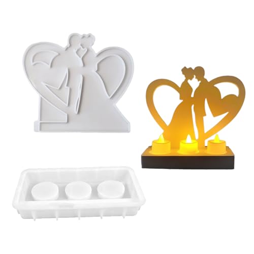 Halterung für die Herstellung von Herzen, Tasse, Paar, Kerzenständer, Silikonform für Epoxidharz Halterung für die Herstellung von Herzen, Tasse, Paar, Kerzenständer, Silikonform für Epoxidharz von Mllepjdh