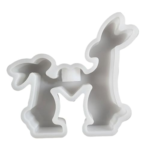 Herz Kaninchen Kerzenständer Hasen Halter Silikonformen Epoxidharz Formen für Tisch Home Dekorationen Herz Kaninchen Kerzenständer Hasen Halter Silikonformen Epoxidharz Formen für Tisch Home Dekorationen von Mllepjdh