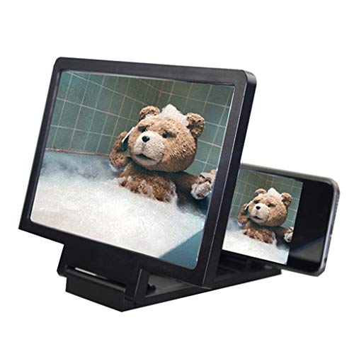 Mllepjdh 3D-Bildschirmlupe, Video-Verstärker, Smartphone-Ständer, vergrößerte Lupe für Handy, Filme, Smartphone, Stanzschablonen für Kartenherstellung, Baby Mllepjdh 3D-Bildschirmlupe, Video-Verstärker, Smartphone-Ständer, vergrößerte Lupe für Handy, Filme, Smartphone, Stanzschablonen für Kartenherstellung, Baby von Mllepjdh