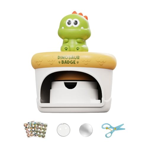 Mllepjdh Handgefertigter Badge Maker Craft Badges Maschinenspielzeug Für Kinder Kreative Handwerkskunstaktivität Kits Mit Plastikvorlagenabdeckungen Kinder Craft Kits Spielzeug Spielzeug von Mllepjdh