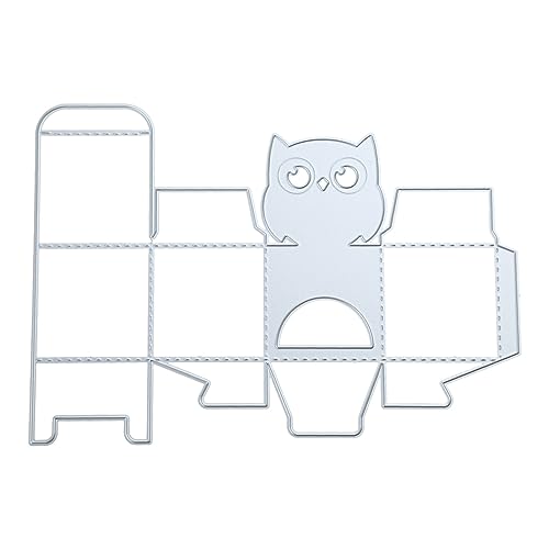 Mllepjdh Niedliche Eule 3D Candy Box Metall Stanzformen Schablone Prägepapier Vorlage Metall Stanzformen Scrapbooking Schablonen Mllepjdh Niedliche Eule 3D Candy Box Metall Stanzformen Schablone Prägepapier Vorlage Metall Stanzformen Scrapbooking Schablonen von Mllepjdh