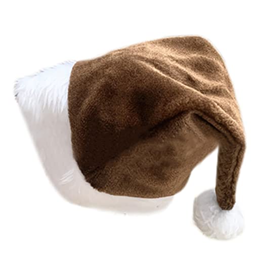 Plüsch-Weihnachtsmannmütze, pelzige Weihnachtsmütze, Weihnachtsfeier, Kopfschmuck, Partygeschenk, Weihnachtsmann-Kostüm, Weihnachtsmütze, Kostüm Plüsch-Weihnachtsmannmütze, pelzige Weihnachtsmütze, Weihnachtsfeier, Kopfschmuck, Partygeschenk, Weihnachtsmann-Kostüm, Weihnachtsmütze, Kostüm von Mllepjdh