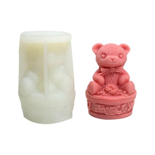 Tie Bear Silikon-Duftformen Backformen Epoxidharz-Formen Bastelbedarf für Schokoladendekorationen Tie Bear Silikon-Duftformen Backformen Epoxidharz-Formen Bastelbedarf für Schokoladendekorationen von Mllepjdh