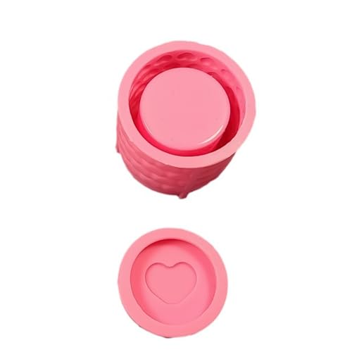 Zylinderbecher mit Deckel, Silikonformen, Gipsformen, Glas, Epoxidharz, Form für Tisch, Heimdekoration Zylinderbecher mit Deckel, Silikonformen, Gipsformen, Glas, Epoxidharz, Form für Tisch, Heimdekoration von Mllepjdh