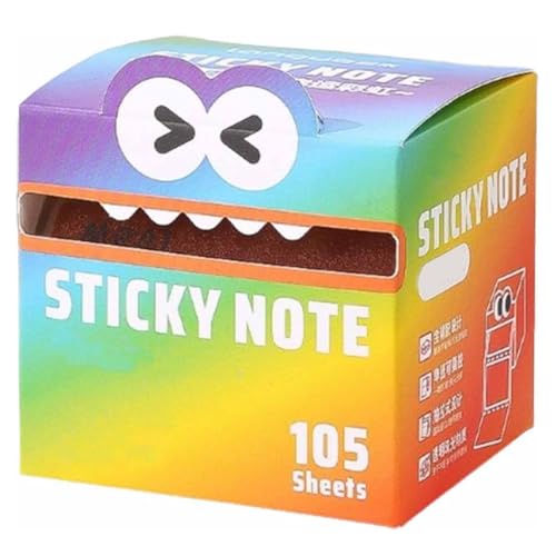 Niedliche Haftnotizen Mit Monster-Muster, Lustige Pastellfarbene Tiermotiven, 105 In Perlglanzoptik, Schul- Und Bürobedarf, Haftnotizblöcke(E) von Mlthcig