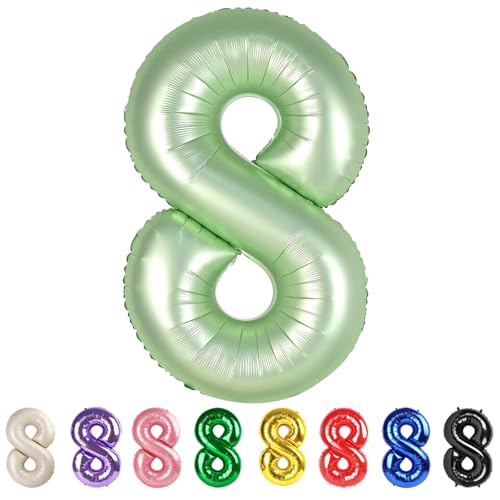101.6 cm Zahl 8 Ballon 8 Jahre alt Mädchen Geburtstagsdekorationen Riesige Olivgrün 18 28 80 Geburtstag Luftballons für Männer Jungen 8 Geburt Dekor Party Supplies Hochzeitstag Abschlussfeier 101.6 cm Zahl 8 Ballon 8 Jahre alt Mädchen Geburtstagsdekorationen Riesige Olivgrün 18 28 80 Geburtstag Luftballons für Männer Jungen 8 Geburt Dekor Party Supplies Hochzeitstag Abschlussfeier von Mluchee