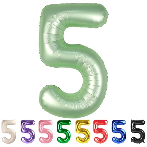 Big Balloon Numbers for 2025 Graduation Party, 40 Inch Foil 5 Balloon for 5th Birthday Decorations, 15 25 35 50 Mylar Big Olive Green Number Balloons for Wedding Anniversary Party Decor Big Balloon Numbers for 2025 Graduation Party, 40 Inch Foil 5 Balloon for 5th Birthday Decorations, 15 25 35 50 Mylar Big Olive Green Number Balloons for Wedding Anniversary Party Decor von Mluchee