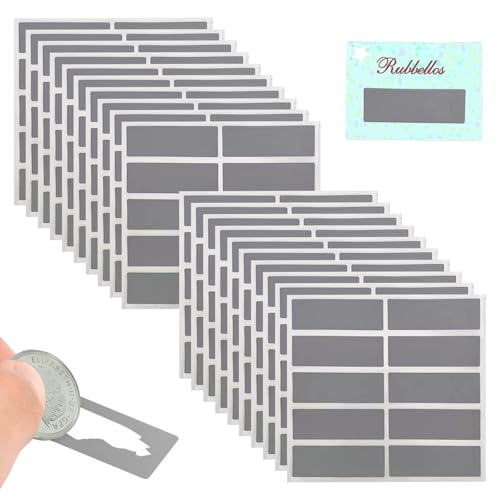 Rubbelaufkleber Rubbellose Etiketten Machen, 200 Stück Selbst Gemacht Rubbelaufkleber, 48 x 15 mm Rubbeletiketten zum Aufkleben, Rubbellose Selber Machen, Scratch off Sticker, Silber Rubbelaufkleber Rubbellose Etiketten Machen, 200 Stück Selbst Gemacht Rubbelaufkleber, 48 x 15 mm Rubbeletiketten zum Aufkleben, Rubbellose Selber Machen, Scratch off Sticker, Silber von Mmgoqqt
