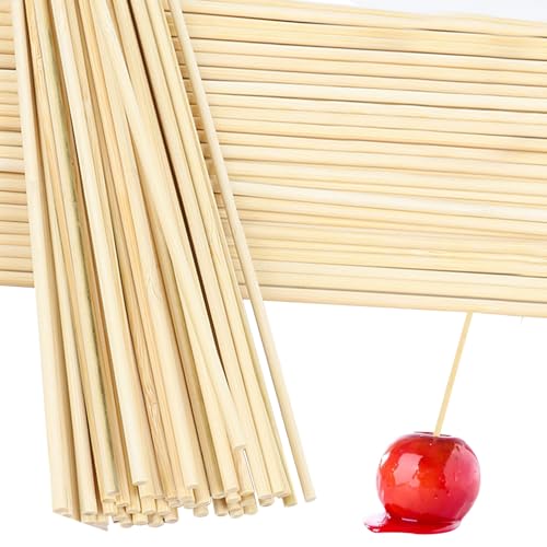 50 Stück Holzstäbchen Rund, Holzstab 300mm x 3mm, zum Basteln Rundholz Holzstab, Zuckerwattestäbe Stäbchen Natürlicher Bambusstäbe, für DIY Faschingsdeko, Hochzeit Geschenke 50 Stück Holzstäbchen Rund, Holzstab 300mm x 3mm, zum Basteln Rundholz Holzstab, Zuckerwattestäbe Stäbchen Natürlicher Bambusstäbe, für DIY Faschingsdeko, Hochzeit Geschenke von Mmgoqqt