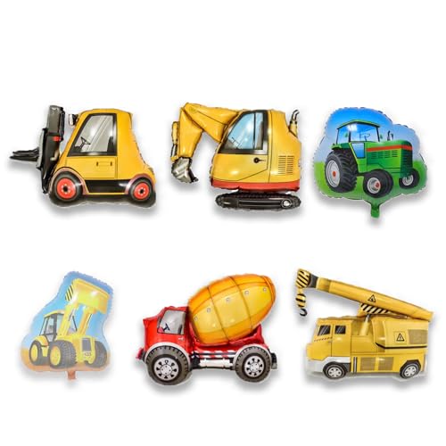Mmgoqqt Bagger Ballon Geburtstagdeko Jungen, 6 Stück Bulldozer Luftballons Feuerwehrauto Ballon Auto Form Luftballons Geburtstagdeko, Für Auto-Thema Party Geburtstag Dekorationen Mmgoqqt Bagger Ballon Geburtstagdeko Jungen, 6 Stück Bulldozer Luftballons Feuerwehrauto Ballon Auto Form Luftballons Geburtstagdeko, Für Auto-Thema Party Geburtstag Dekorationen von Mmgoqqt
