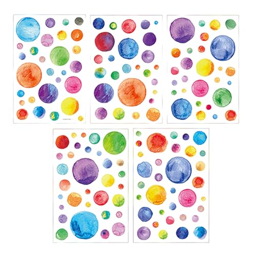 Bunt Punkte Wandtattoo Kinderzimmer, 5 Stück Wandtattoo Tupfen Wandsticker,Aquarell Polka Dots Wandaufkleber,Tupfen Wandsticker, Für Babyzimmer Mädchen Junge Schlafzimmer Bunt Punkte Wandtattoo Kinderzimmer, 5 Stück Wandtattoo Tupfen Wandsticker,Aquarell Polka Dots Wandaufkleber,Tupfen Wandsticker, Für Babyzimmer Mädchen Junge Schlafzimmer von Mmgoqqt