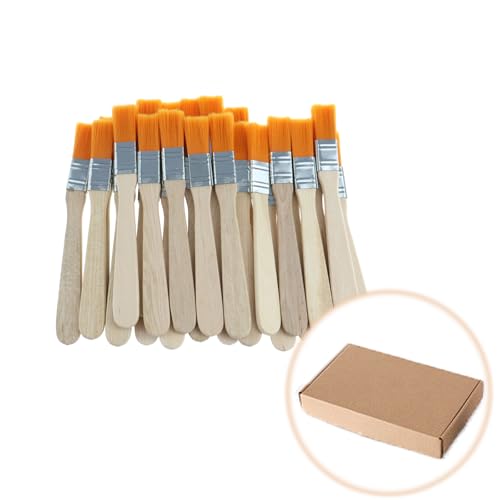 Klein Flachpinsel Pinselset, 28 Stück Pinsel Klein Mit Verpackungsbox, Lack Pinsel,Kleine Pinselset, Mit Holzgriff Für Farben Kunst Malerbedarf Lacke Malerei DIY Streichen Klein Flachpinsel Pinselset, 28 Stück Pinsel Klein Mit Verpackungsbox, Lack Pinsel,Kleine Pinselset, Mit Holzgriff Für Farben Kunst Malerbedarf Lacke Malerei DIY Streichen von Mmgoqqt