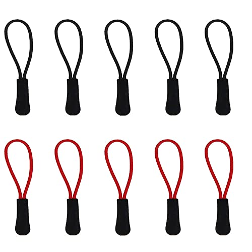 Zipper Pulls, 20 Stück Reißverschluss Zieht, Anti-Rutsch Reißverschlußanhänger, Geeignet für Jacken, Rucksäcke, Zelte, Trolley Cases von Mmgoqqt