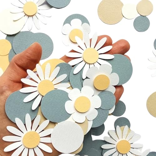 100 Stück Blumenkonfetti,Gänseblümchen Deko,Tischdeko Streudeko,Streublumen Deko für Geburtstagsdeko Mädchen Geburtstag Party Hochzeit Babyparty,PapierblumenDeko,Pastelldeko,Konfetti Geburtstag 100 Stück Blumenkonfetti,Gänseblümchen Deko,Tischdeko Streudeko,Streublumen Deko für Geburtstagsdeko Mädchen Geburtstag Party Hochzeit Babyparty,PapierblumenDeko,Pastelldeko,Konfetti Geburtstag von MniimaLuxe