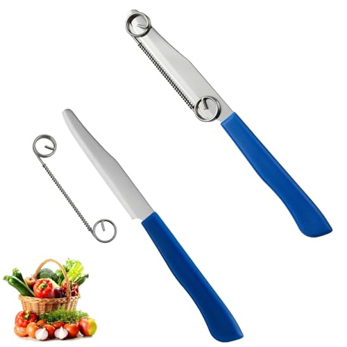 2 Stück Giovannis Messer,Zaubermesser Giovanni Messer,Zaubermesser Italien,2-in-1,Blau,Schnellschneidemesser,Kompatibel mit Green Elephant,für Obst und Gemüse,Küchengebrauch,für Täglichen Gebrauch 2 Stück Giovannis Messer,Zaubermesser Giovanni Messer,Zaubermesser Italien,2-in-1,Blau,Schnellschneidemesser,Kompatibel mit Green Elephant,für Obst und Gemüse,Küchengebrauch,für Täglichen Gebrauch von MniimaLuxe