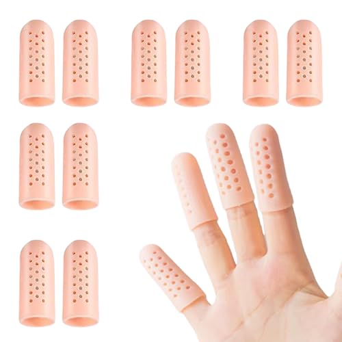 MniimaLuxe 14 Stück Fingerschutz Silikon Gel Fingerlinge,Fingerkuppenschutz nach Verletzung,Fingerschutz bei Verletzung,Finger Sleeves,Fingerschützer Atmungsaktive Fingerüberzieher Fingerkappen MniimaLuxe 14 Stück Fingerschutz Silikon Gel Fingerlinge,Fingerkuppenschutz nach Verletzung,Fingerschutz bei Verletzung,Finger Sleeves,Fingerschützer Atmungsaktive Fingerüberzieher Fingerkappen von MniimaLuxe