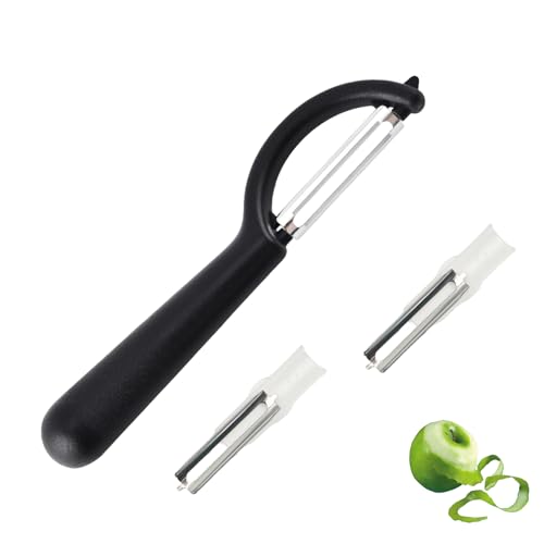 P Sparschäler für Tupper mit 2 Ersatzteile,Edelstahl Schäler für Tupperware Ersatzklingen,P-Schäler Set zum Tupper,Spargelschäler Schälmesser,Linkshänder gemüseschäler,Orangenschäler,Vegetable Peeler P Sparschäler für Tupper mit 2 Ersatzteile,Edelstahl Schäler für Tupperware Ersatzklingen,P-Schäler Set zum Tupper,Spargelschäler Schälmesser,Linkshänder gemüseschäler,Orangenschäler,Vegetable Peeler von MniimaLuxe