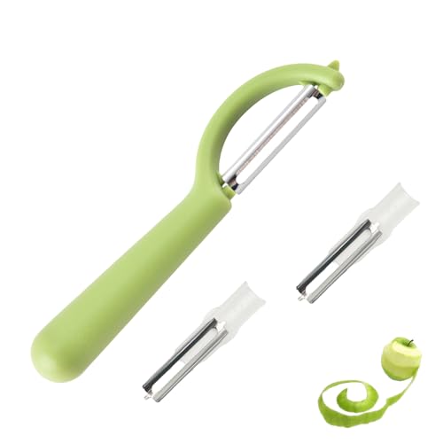 P Sparschäler für Tupper mit 2 Ersatzteile,Edelstahl Schäler für Tupperware Ersatzklingen,P-Schäler Set zum Tupper,Spargelschäler Schälmesser,Linkshänder gemüseschäler,Orangenschäler,Vegetable Peeler P Sparschäler für Tupper mit 2 Ersatzteile,Edelstahl Schäler für Tupperware Ersatzklingen,P-Schäler Set zum Tupper,Spargelschäler Schälmesser,Linkshänder gemüseschäler,Orangenschäler,Vegetable Peeler von MniimaLuxe