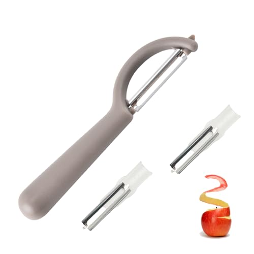P Sparschäler für Tupper mit 2 Ersatzteile,Edelstahl Schäler für Tupperware Ersatzklingen,P-Schäler Set zum Tupper,Spargelschäler Schälmesser,Linkshänder gemüseschäler,Orangenschäler,Vegetable Peeler P Sparschäler für Tupper mit 2 Ersatzteile,Edelstahl Schäler für Tupperware Ersatzklingen,P-Schäler Set zum Tupper,Spargelschäler Schälmesser,Linkshänder gemüseschäler,Orangenschäler,Vegetable Peeler von MniimaLuxe