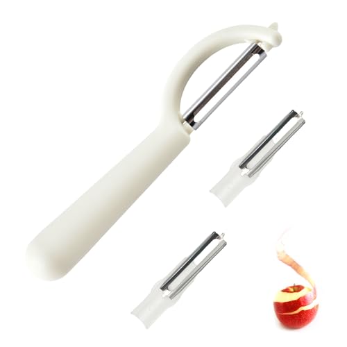 P Sparschäler für Tupper mit 2 Ersatzteile,Edelstahl Schäler für Tupperware Ersatzklingen,P-Schäler Set zum Tupper,Spargelschäler Schälmesser,Linkshänder gemüseschäler,Orangenschäler,Vegetable Peeler P Sparschäler für Tupper mit 2 Ersatzteile,Edelstahl Schäler für Tupperware Ersatzklingen,P-Schäler Set zum Tupper,Spargelschäler Schälmesser,Linkshänder gemüseschäler,Orangenschäler,Vegetable Peeler von MniimaLuxe