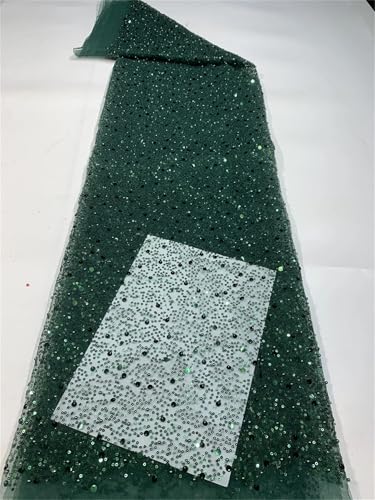 Mnjyihy Französischer Netzstoff, Spitzenstoff, afrikanische nigerianische Pailletten, Spitzenstoff für Frauen, Hochzeit, Party, Nähen, 120 cm, 4,5 m - 17 Mnjyihy Französischer Netzstoff, Spitzenstoff, afrikanische nigerianische Pailletten, Spitzenstoff für Frauen, Hochzeit, Party, Nähen, 120 cm, 4,5 m - 17 von Mnjyihy