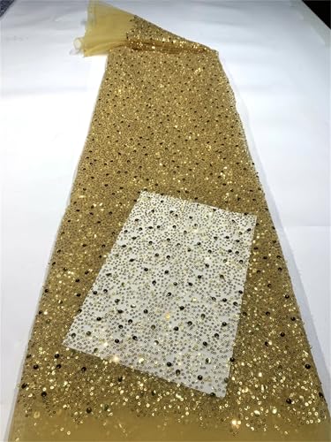 Mnjyihy Französischer Netzstoff, Spitzenstoff, afrikanische nigerianische Pailletten, Spitzenstoff für Frauen, Hochzeit, Party, Nähen, 120 cm, 4,5 m - 19 Mnjyihy Französischer Netzstoff, Spitzenstoff, afrikanische nigerianische Pailletten, Spitzenstoff für Frauen, Hochzeit, Party, Nähen, 120 cm, 4,5 m - 19 von Mnjyihy