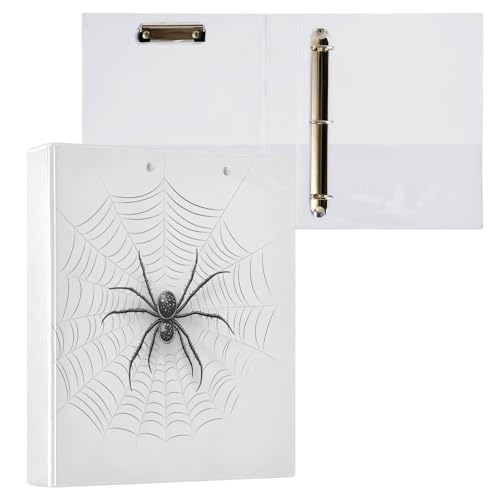 3-Ringbuch, Halloween-Muster, C-Aktenordner für 200 Blatt, Aktenaufbewahrung für Damen, Herren, Schule, Bürobedarf von Mnsruu