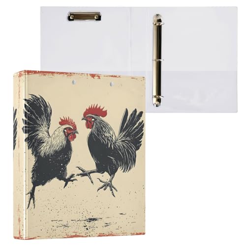 3-Ringbuch, Huhn, lustiger Aktenordner für 200 Blatt, Aktenaufbewahrung für Damen, Herren, Schule, Bürobedarf 3-Ringbuch, Huhn, lustiger Aktenordner für 200 Blatt, Aktenaufbewahrung für Damen, Herren, Schule, Bürobedarf von Mnsruu