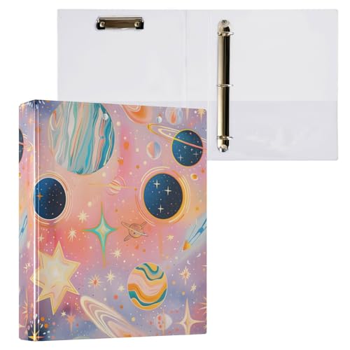 3-Ringbuch, Kunstdruck, kosmische Planeten, Galaxie, Sterne, Aktenordner für 200 Blatt, Aktenaufbewahrung für Damen, Herren, Schule, Bürobedarf 3-Ringbuch, Kunstdruck, kosmische Planeten, Galaxie, Sterne, Aktenordner für 200 Blatt, Aktenaufbewahrung für Damen, Herren, Schule, Bürobedarf von Mnsruu