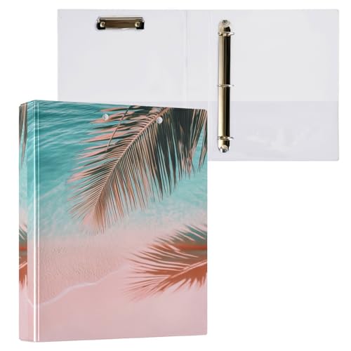 3-Ringbuch, Ocean Beach Palm Aktenordner für 200 Blatt, Aktenaufbewahrung für Damen, Herren, Schule, Bürobedarf 3-Ringbuch, Ocean Beach Palm Aktenordner für 200 Blatt, Aktenaufbewahrung für Damen, Herren, Schule, Bürobedarf von Mnsruu