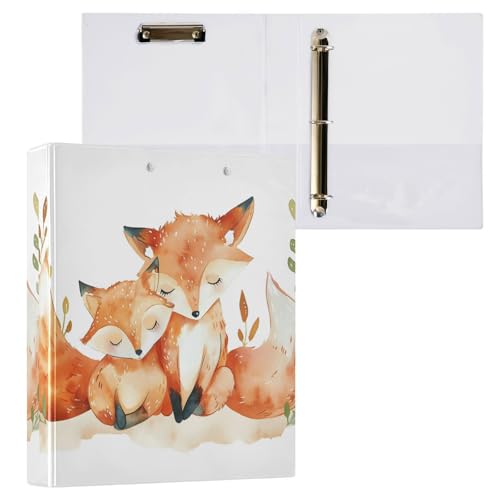 3-Ringbuch, zwei Fuchs-Aktenordner für 200 Blatt, Aktenaufbewahrung für Damen, Herren, Schule, Bürobedarf 3-Ringbuch, zwei Fuchs-Aktenordner für 200 Blatt, Aktenaufbewahrung für Damen, Herren, Schule, Bürobedarf von Mnsruu